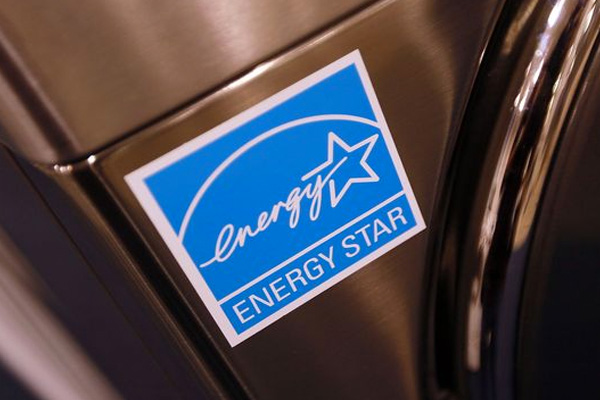 Energystar logo on an appliance