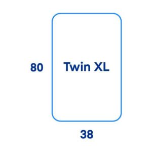Mattress Sizes Chart And Bed Dimensions, How Big Is An Xl Twin Bed